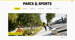 Desktop Screenshot of parcsetsports.fr