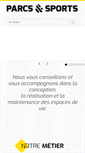 Mobile Screenshot of parcsetsports.fr